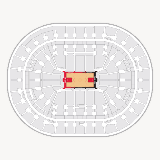 Moda Center seating chart