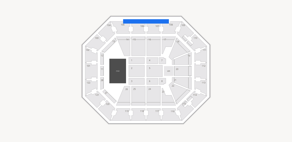 Mohegan Sun Arena Seating Chart