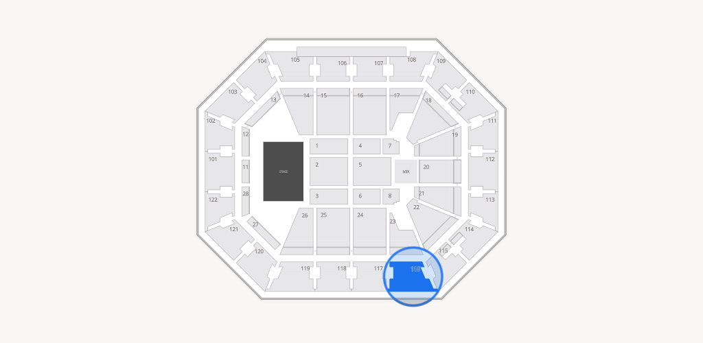 Mohegan Sun Arena Seating Chart