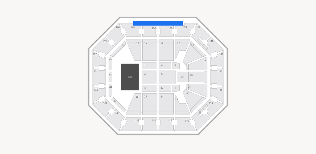 Mohegan Sun Arena Seating Chart