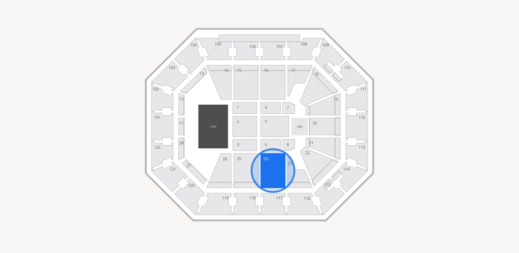 Mohegan Sun Arena Seating Chart