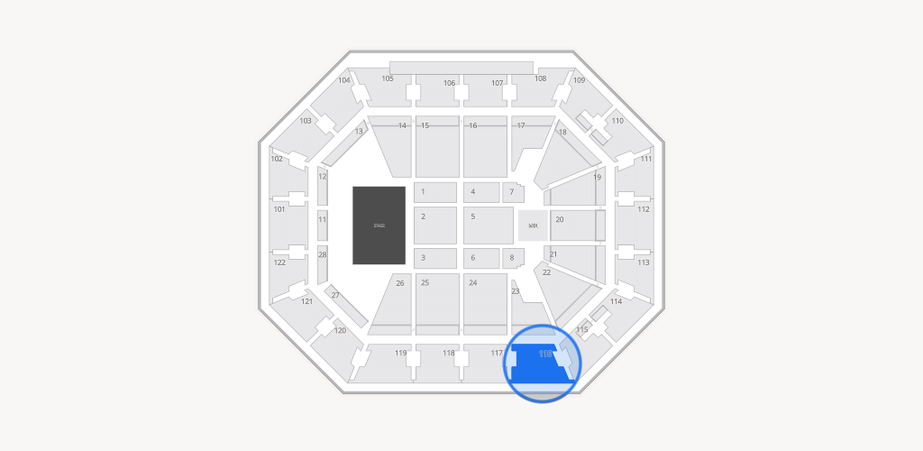 Mohegan Sun Arena Seating Chart