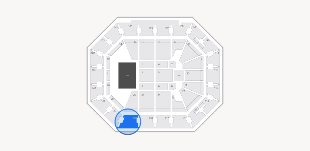 Mohegan Sun Arena Seating Chart