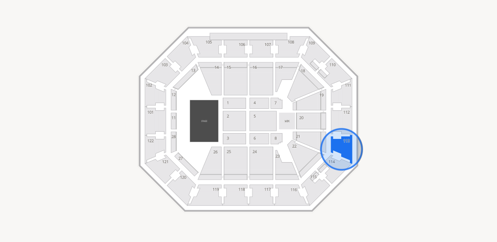 Mohegan Sun Arena Seating Chart