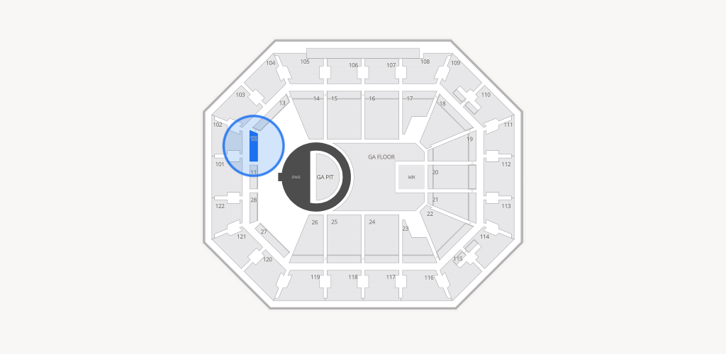 Mohegan Sun Arena Seating Chart