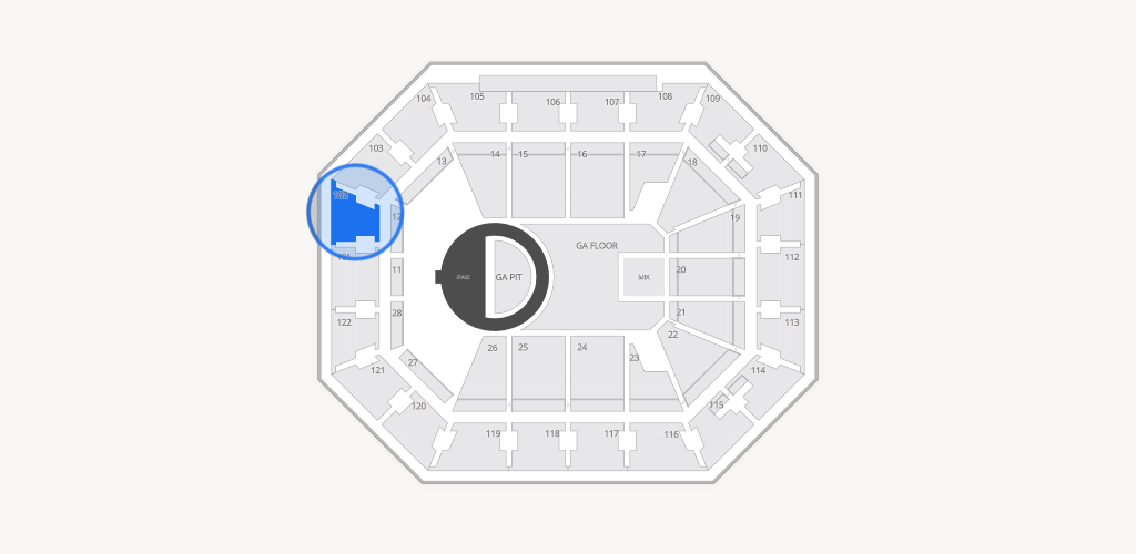 Mohegan Sun Arena Seating Chart