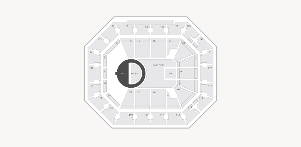 Mohegan Sun Arena Seating Chart
