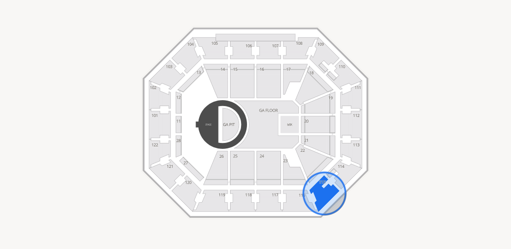 Mohegan Sun Arena Seating Chart
