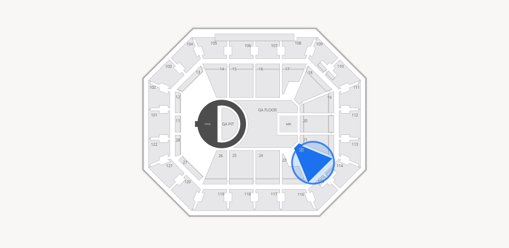 Mohegan Sun Arena Seating Chart