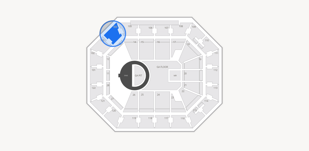 Mohegan Sun Arena Seating Chart