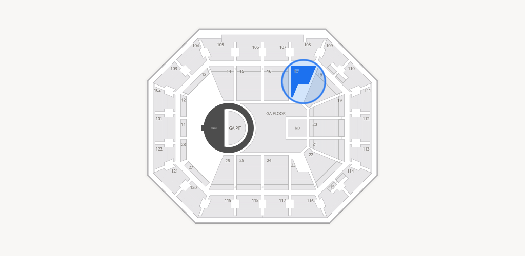 Mohegan Sun Arena Seating Chart