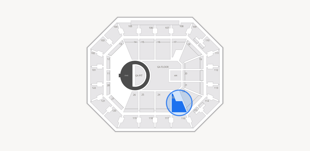 Mohegan Sun Arena Seating Chart
