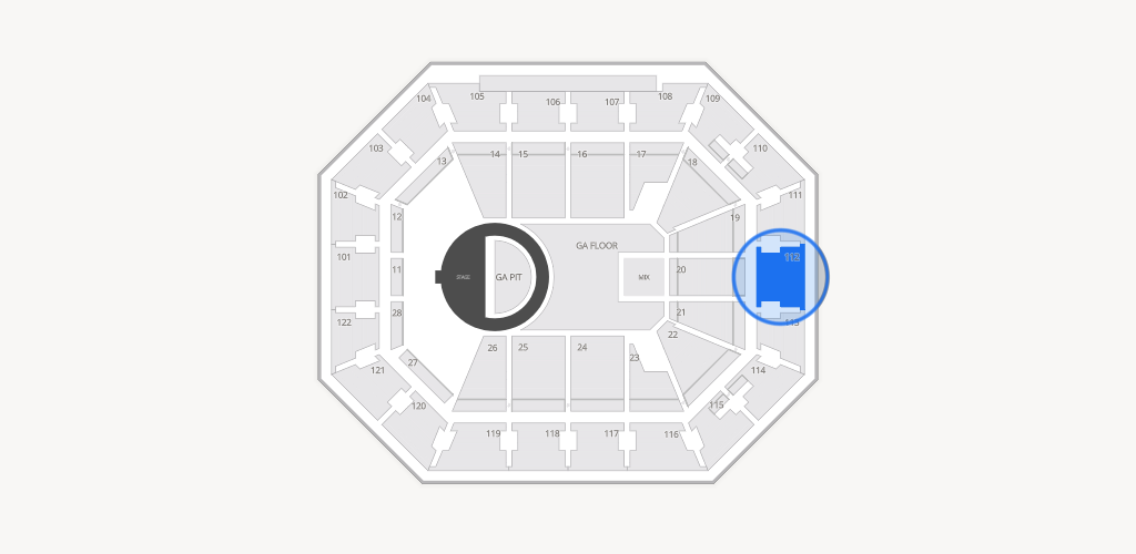 Mohegan Sun Arena Seating Chart