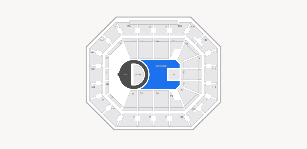 Mohegan Sun Arena Seating Chart