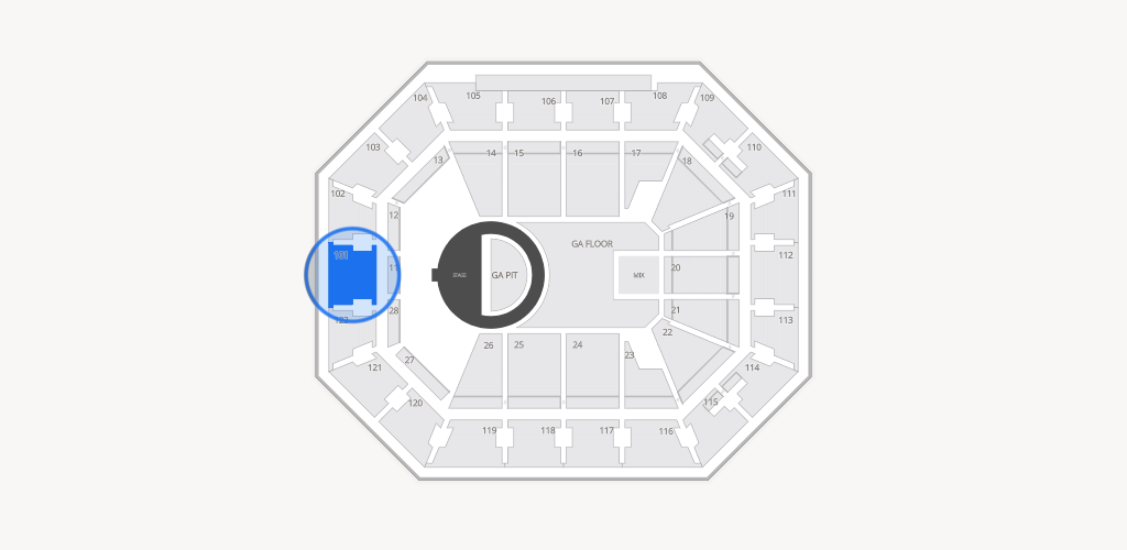 Mohegan Sun Arena Seating Chart