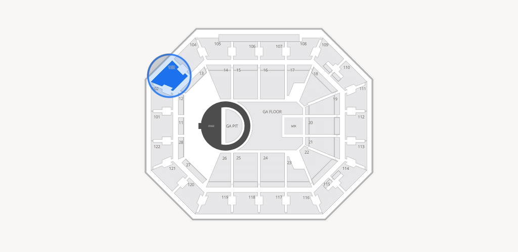 Mohegan Sun Arena Seating Chart