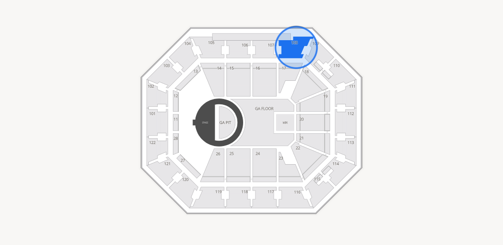 Mohegan Sun Arena Seating Chart