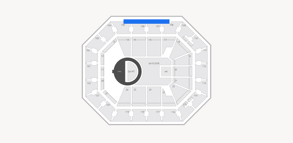 Mohegan Sun Arena Seating Chart