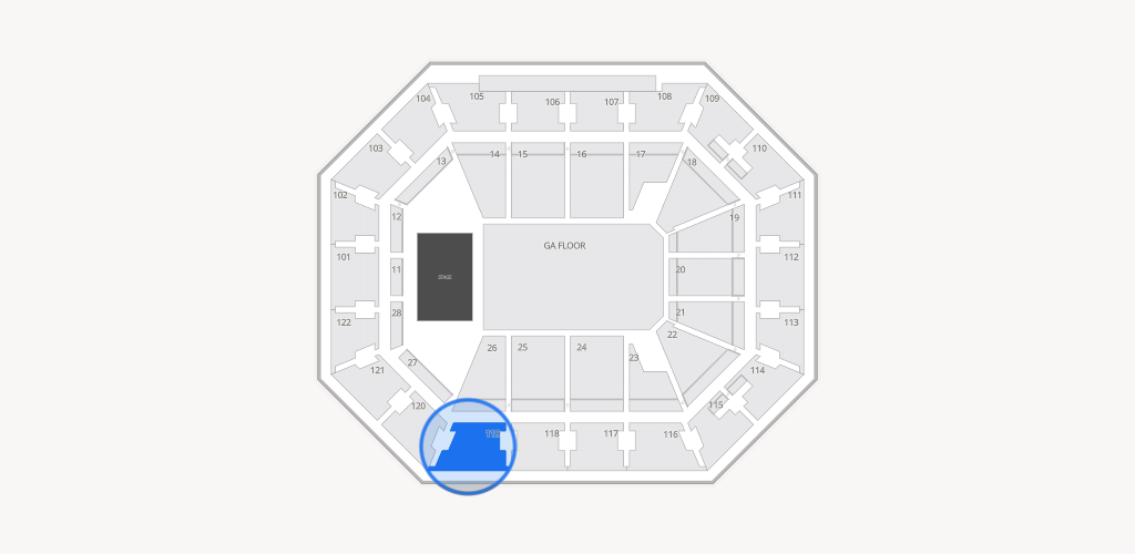 Mohegan Sun Arena Seating Chart