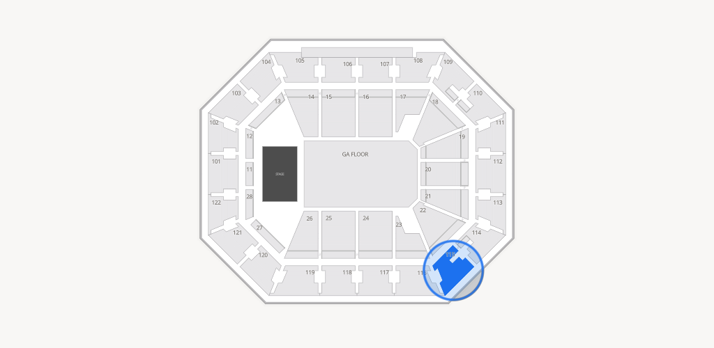 Mohegan Sun Arena Seating Chart