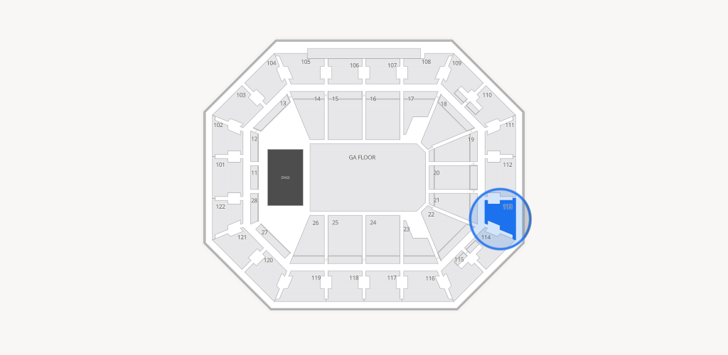 Mohegan Sun Arena Seating Chart