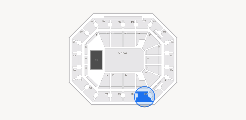 Mohegan Sun Arena Seating Chart