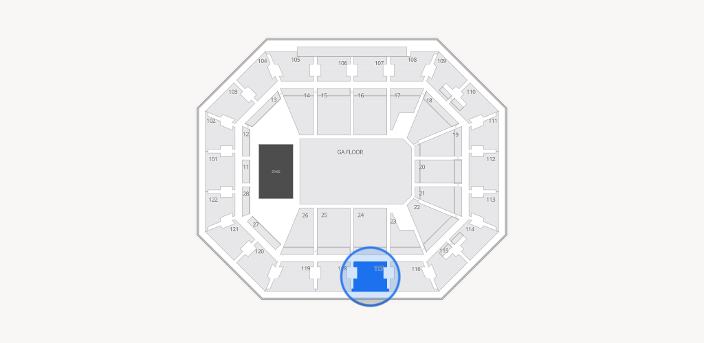 Mohegan Sun Arena Seating Chart