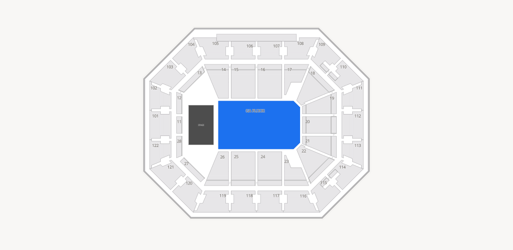 Mohegan Sun Arena Seating Chart