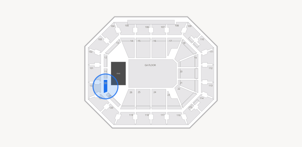 Mohegan Sun Arena Seating Chart