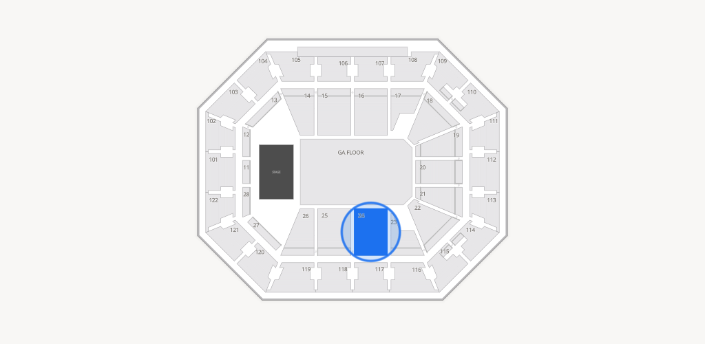 Mohegan Sun Arena Seating Chart