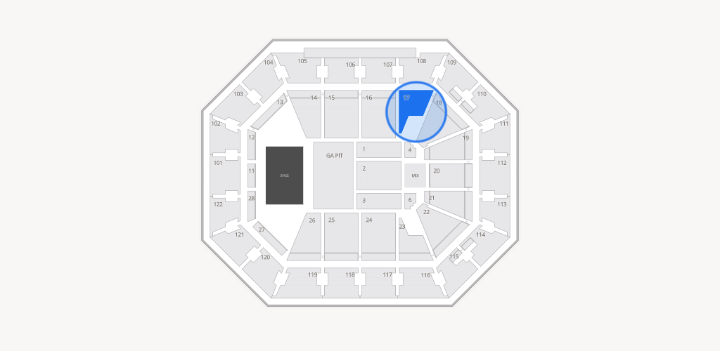 Mohegan Sun Arena Seating Chart