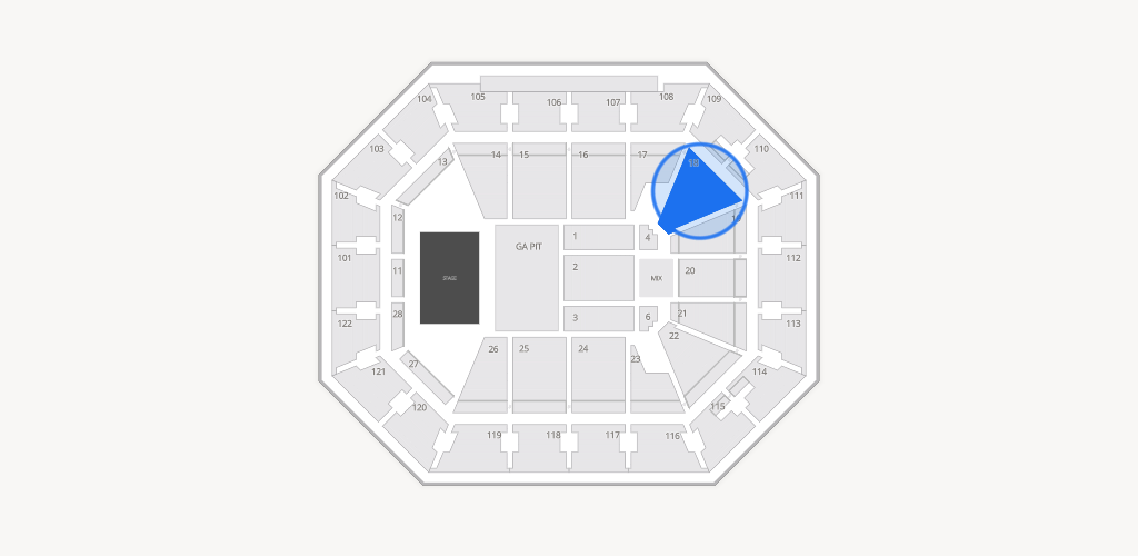 Mohegan Sun Arena Seating Chart