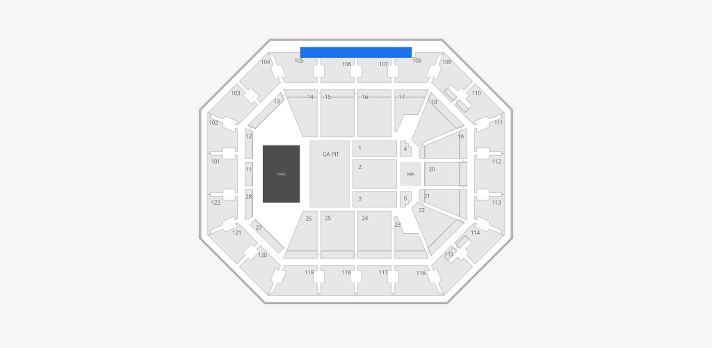 Mohegan Sun Arena Seating Chart