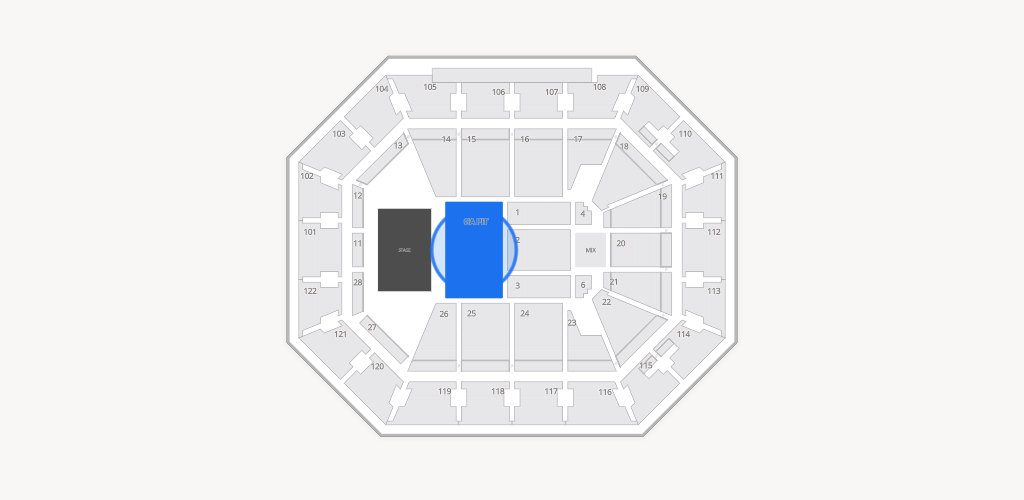 Mohegan Sun Arena Seating Chart