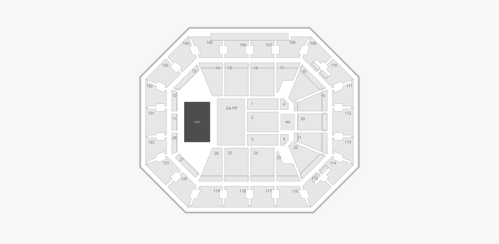 Mohegan Sun Arena Seating Chart
