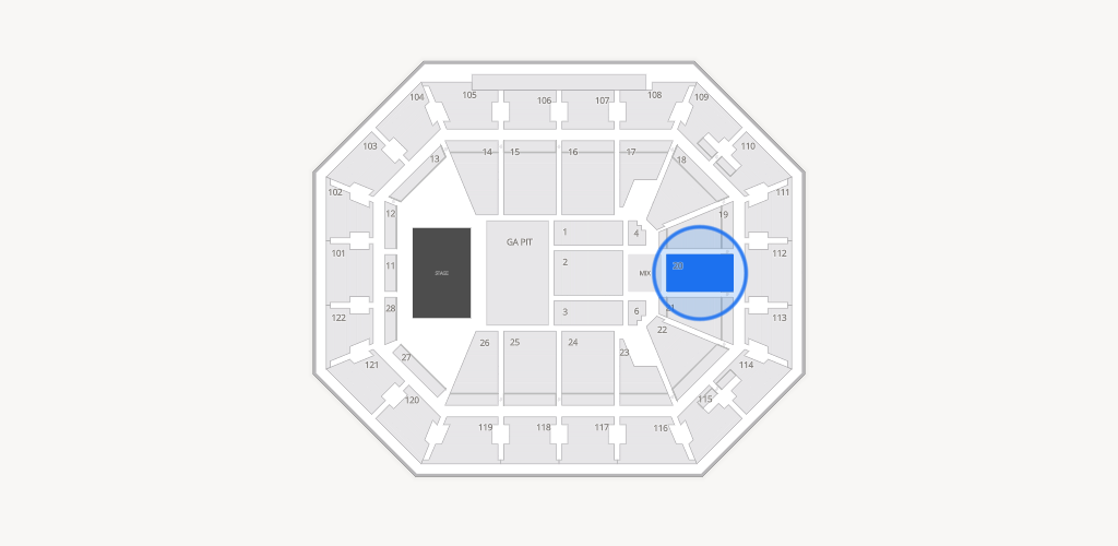 Mohegan Sun Arena Seating Chart