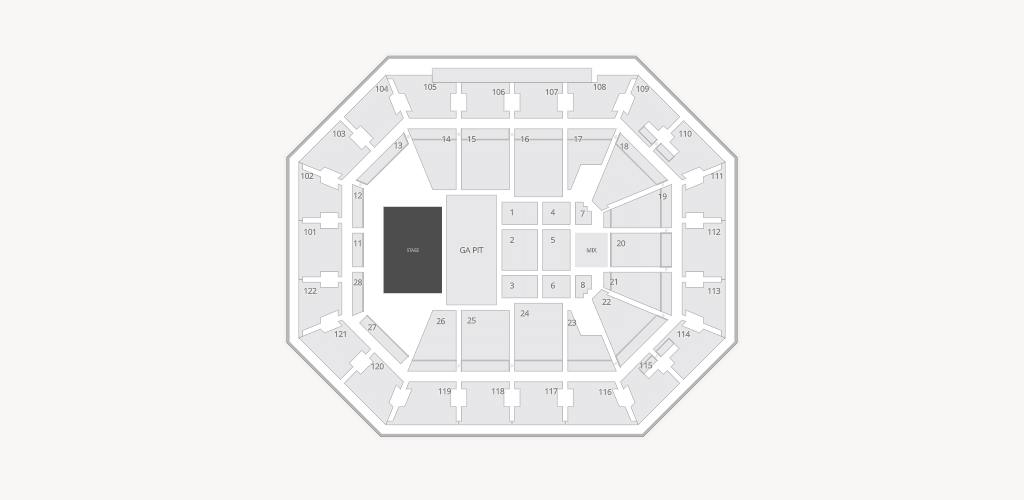 Mohegan Sun Arena Seating Chart