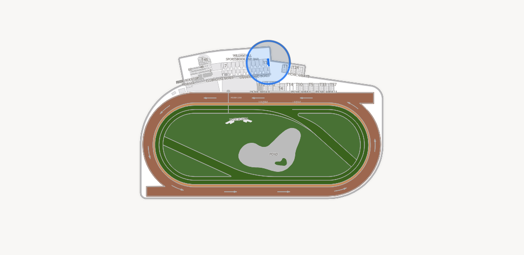 Monmouth Park Seating Chart
