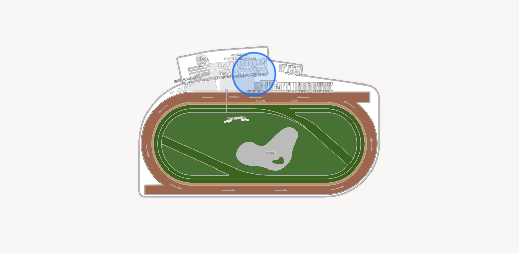 Monmouth Park Seating Chart