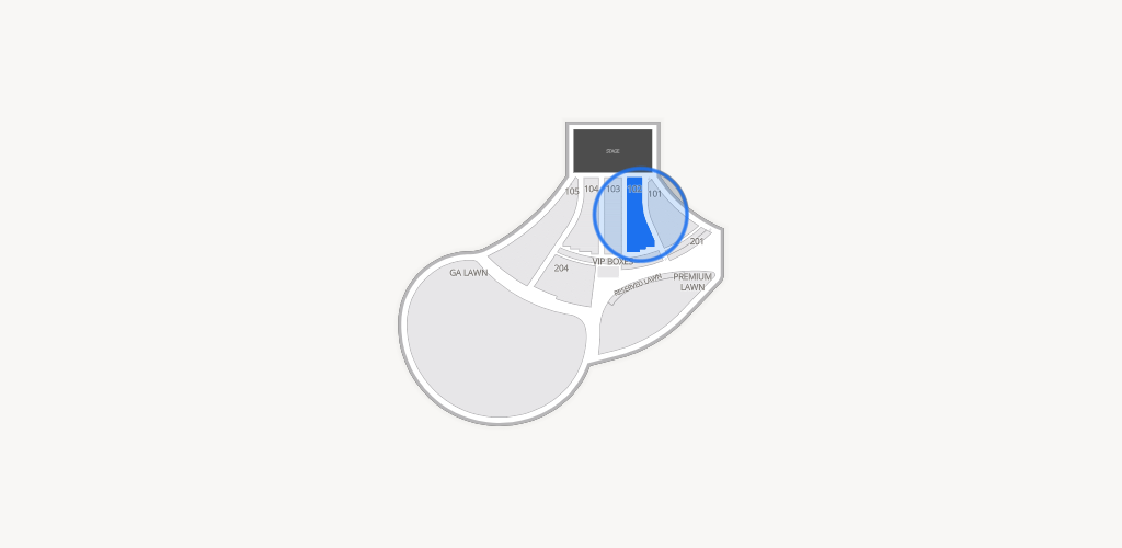 Moody Amphitheater Seating Chart