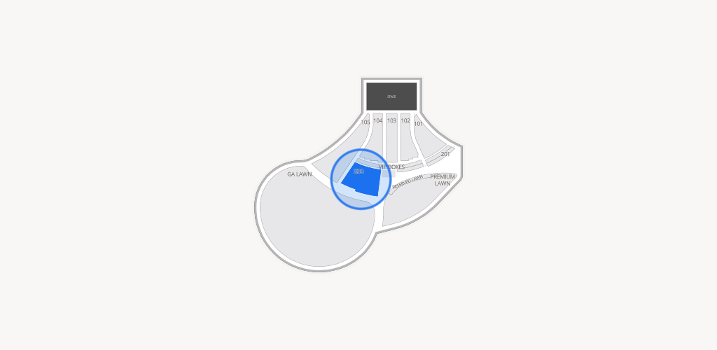 Moody Amphitheater Seating Chart