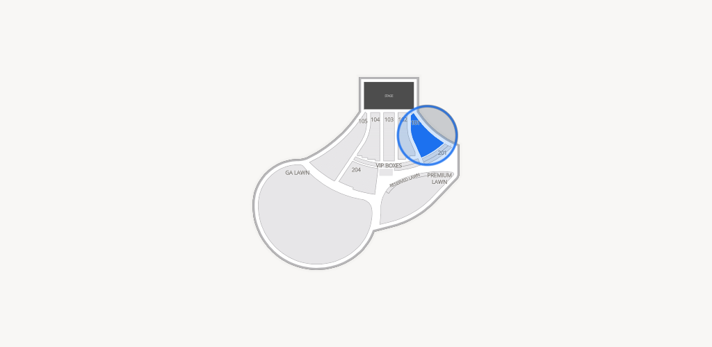 Moody Amphitheater Seating Chart