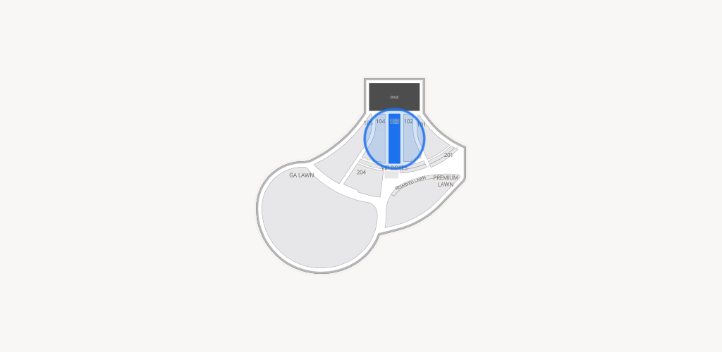 Moody Amphitheater Seating Chart