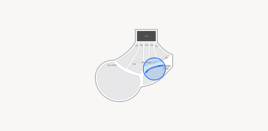 Moody Amphitheater Seating Chart