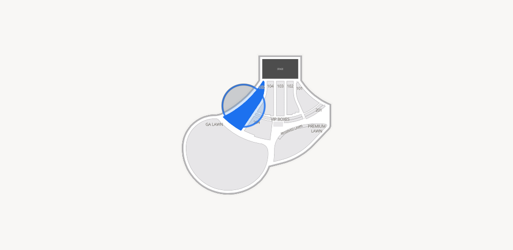 Moody Amphitheater Seating Chart