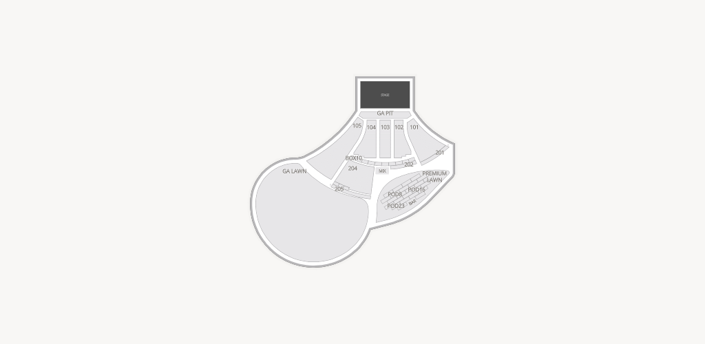 Moody Amphitheater Seating Chart