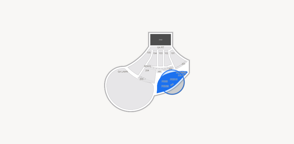 Moody Amphitheater Seating Chart