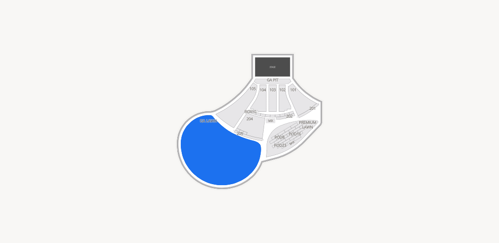 Moody Amphitheater Seating Chart