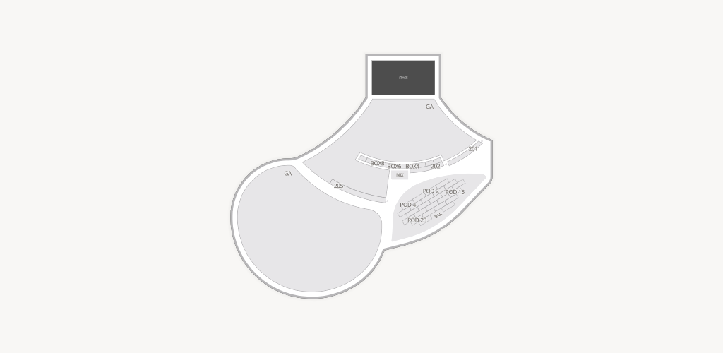 Moody Amphitheater Seating Chart