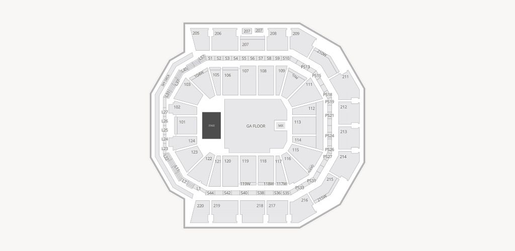 Moody Center ATX Seating Chart
